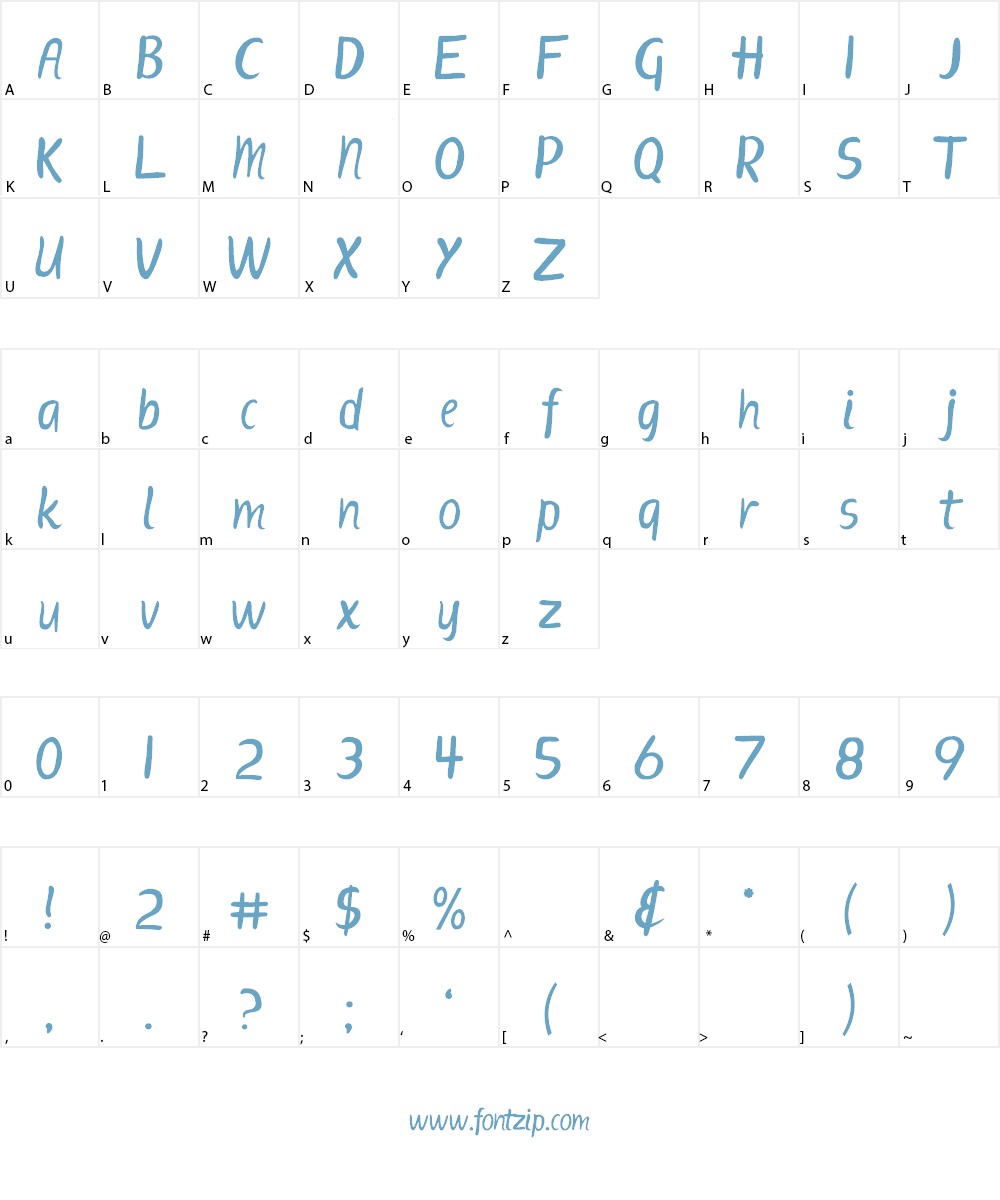 ScriptME New Font Character